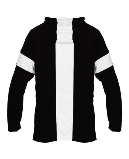 Alleson Athletic 545LSA Unisex Contender Long Sleeve Shooter Shirt – 100% Polyester Raglan Contrast Insert Basketball Warmup | S–3XL