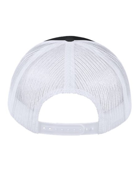 Valucap VC955 Poly Twill Trucker Cap – 100% Polyester Twill Front / Poly Mesh Back | Structured 6-Panel | OSFA