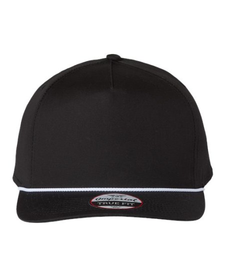 Imperial 5056 The Barnes Cap – 100% Lightweight Cotton Twill Structured Five-Panel Retro Rope Snapback Cap | OSFM
