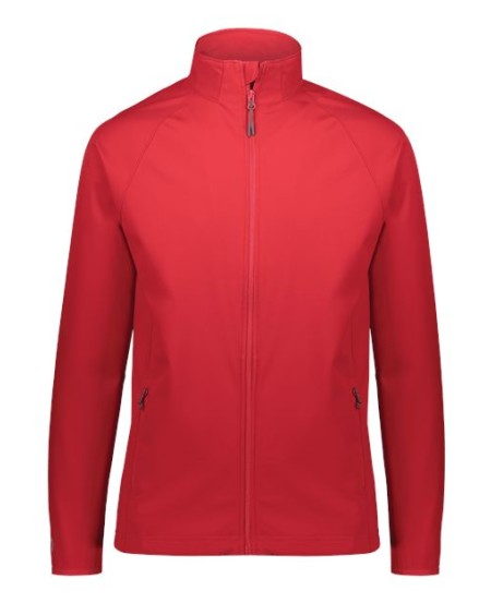 Holloway 229521 Men's Featherlight Soft Shell Jacket – 100% Bonded Polyester DWR Moisture-Wicking Stretch Soft Shell Jacket | XS–4XL