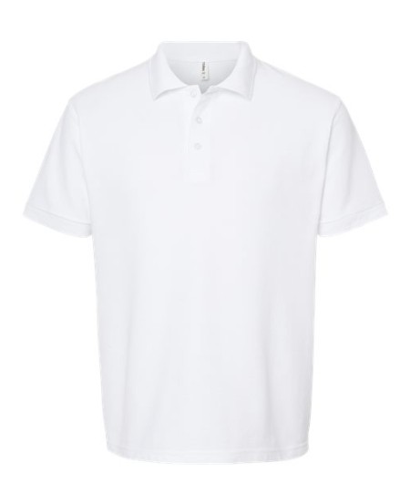 Tultex 400 Men's 5050 Sport Pique Polo – 6.7 oz. 50/50 Cotton/Polyester Pique Polo | XS–3XL