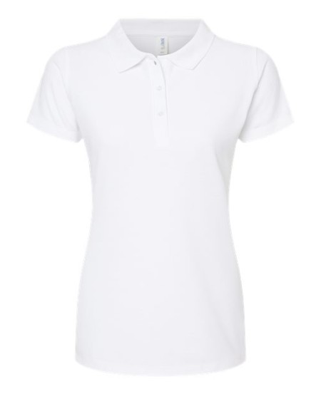 Tultex 401 Women's 5050 Sport Pique Polo – 6.7 oz. 50/50 Cotton/Polyester Pique Polo | XS–2XL