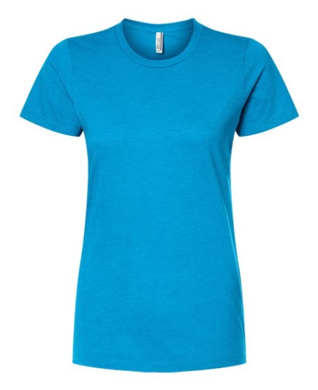 Tultex 542 Women's Premium Cotton Blend T-Shirt – 4.3 oz. 50/50 Combed Ring-Spun USA Cotton/Poly | XS–2XL