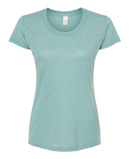 Tultex 253 Women's Tri-Blend T-Shirt – 3.7 oz. 50/25/25 Polyester/Cotton/Rayon Slim Fit | XS–2XL