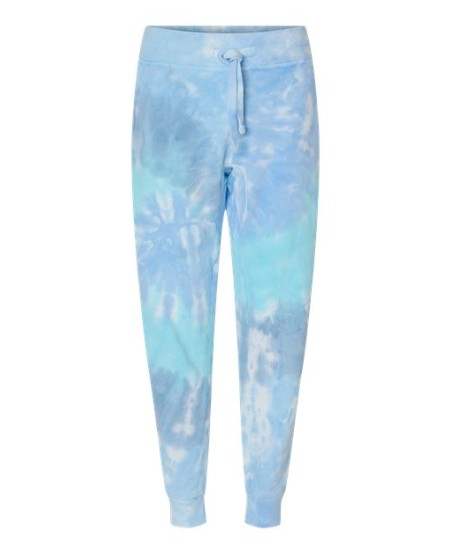 Colortone 8999 Unisex Tie-Dyed Joggers - 8.25 oz. 80/20 Ring-Spun Cotton/Polyester Contrast-Stitched Tie-Dye Jogger | S-2XL
