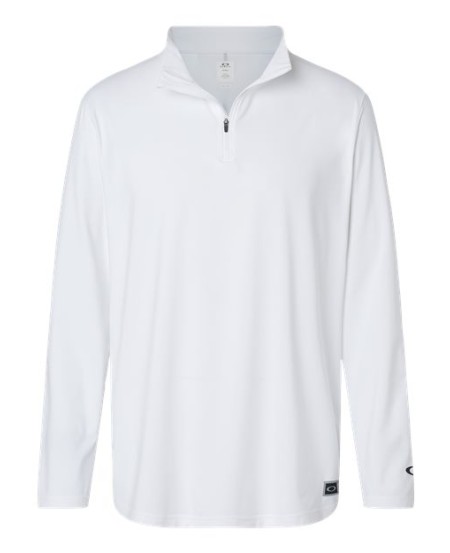Oakley FOA402997 Men's Team Issue Podium Quarter-Zip Pullover – 5.2 oz. 92/8 Micro Polyester/Lycra Athletic Fit Quarter-Zip | S–4XL