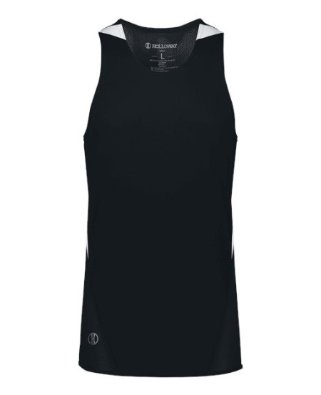 Holloway 221035 PR Max Track Jersey – Unisex 100% Polyester Color Secure Moisture-Wicking Track Singlet | S–2XL