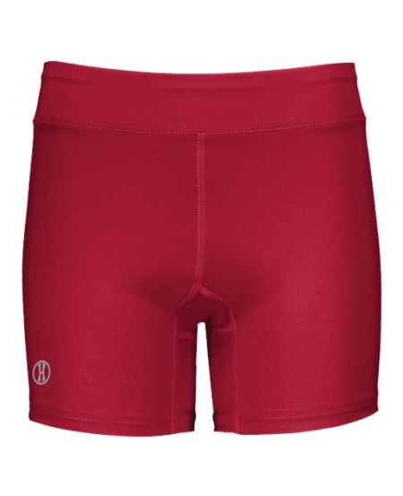Holloway 221338 PR Max Compression Shorts – Women's 88/12 Polyester/Spandex Moisture-Wicking Compression Shorts | XS–2XL
