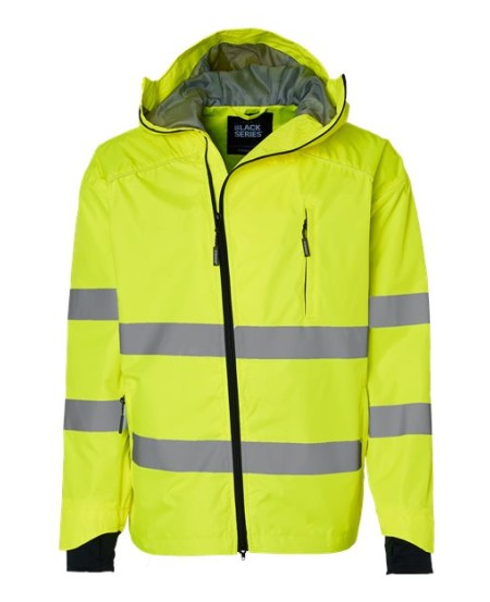 Kishigo WB102 Unisex Premium Black Series Windbreaker Jacket – Unisex 100% polyester Windbreaker | S–5XL