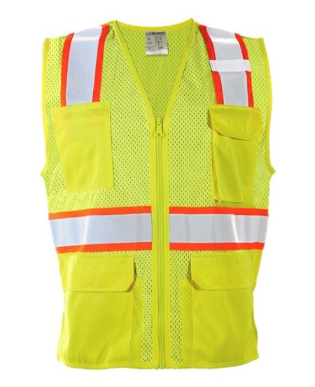 Kishigo 1586 Women's Standard Vest – Women's Safety Vest | S–2XL (Women's) | ANSI/ISEA 107 Type R Class 2