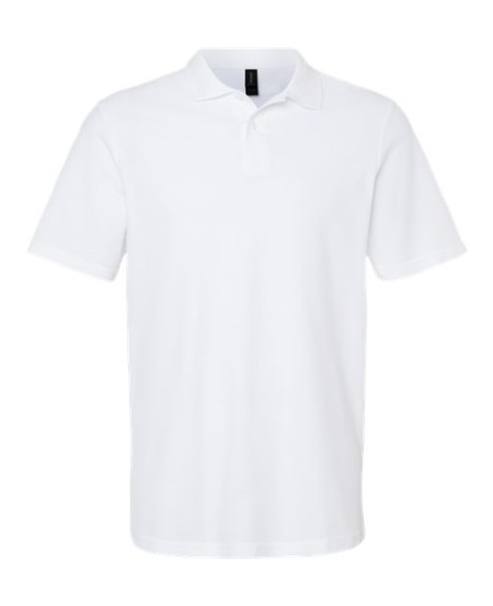 Gildan 64800 Unisex Softstyle® Piqué Polo – 5.2 oz. 100% Ring-Spun Cotton 31 Singles | Double Piqué | Clean Finished Placket | Rolled Forward Shoulder | Side Seamed | Better Cotton | OEKO-TEX