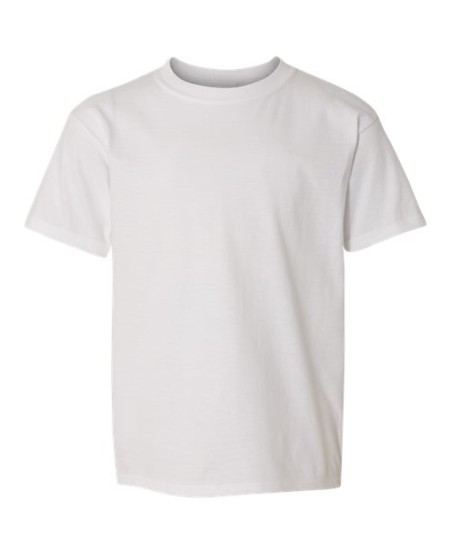Gildan 64000B Youth Softstyle® T-Shirt – 4.5 oz. 100% Ring-Spun Cotton 30 Singles | High Stitch Density | Narrow Rib Collar | Taped Neck & Shoulders | Youth Sizing XS–XL | OEKO-TEX