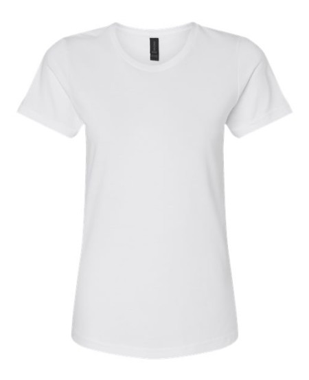 Gildan 65000L Women's Softstyle® Midweight T-Shirt – 5.3 oz. 100% Ring-Spun Cotton 24 Singles | Semi-Fitted | Narrow Width Rib Collar | Taped Neck & Shoulders | OEKO-TEX