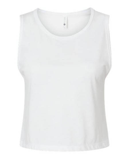 Next Level 5083 Women's Festival Crop Tank – 3.5 oz. 65/35 Poly/Cotton Cropped Women's Tank | XS–2XL