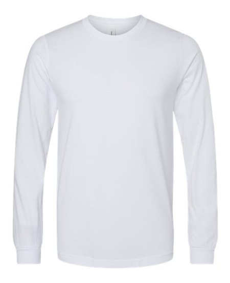 BELLA + CANVAS 3501CVC Unisex Heather CVC Long Sleeve Tee – 4.2 oz. 52/48 Airlume Cotton/Poly Heather Long-Sleeve Crew Tee
