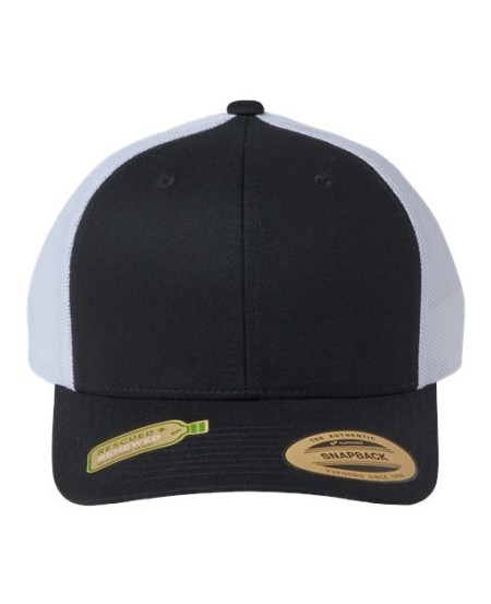 YP Classics 6606R Sustainable Retro Trucker Cap – 56/44 Recycled Polyester/Cotton WRAP Certified