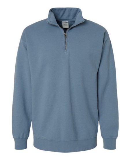 ComfortWash by Hanes GDH425 Garment-Dyed Quarter-Zip Sweatshirt – Unisex 7.2 oz. Cotton/Poly | S–3XL