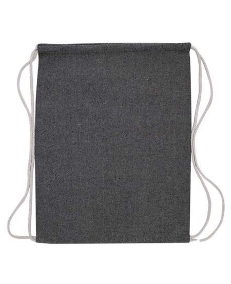 OAD OAD101R Economical Recycled Sport Pack – 6 oz. 75/25 Recycled Cotton/Recycled Polyester Canvas Drawstring Pack | One Size