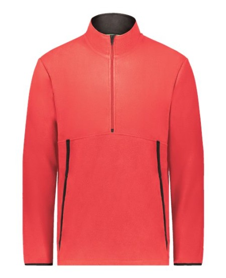 Augusta Sportswear 6856 Youth Eco Revive Polar Fleece Quarter-Zip Pullover – 8 oz./yd² 70/30 Recycled Polyester Polar Fleece | Youth