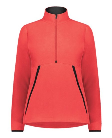Augusta Sportswear 6857 Women's Eco Revive Polar Fleece Quarter-Zip Pullover – 8 oz./yd² 70/30 Recycled Polyester Polar Fleece