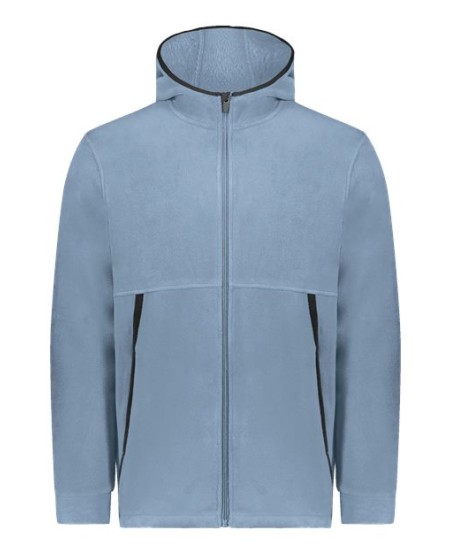 Augusta Sportswear 6858 Unisex Eco Revive Polar Fleece Hooded Full-Zip Jacket – 8 oz./yd² 70/30 Recycled Polyester Polar Fleece Jacket