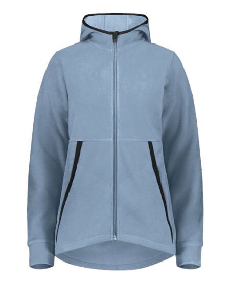 Augusta Sportswear 6860 Women's Eco Revive Polar Fleece Hooded Full-Zip Jacket – 8 oz./yd² 70/30 Recycled Polyester Polar Fleece Jacket