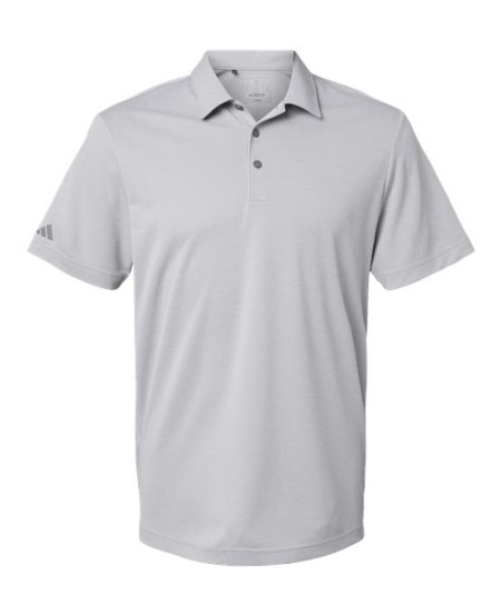Adidas A582 Men's Heathered Polo – 5.1 oz. Recycled Polyester Polo | S–4XL