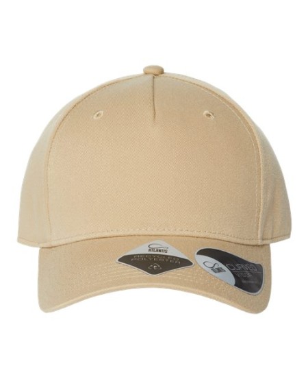 Atlantis Headwear FIJI Sustainable Five-Panel Cap – 100% Recycled Polyester Twill | Adjustable