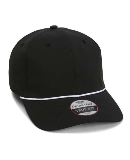 Imperial 7054 The Wingman Cap – 100% Recycled Polyester Structured Six-Panel Mid-Profile Retro Rope Cap | OSFM