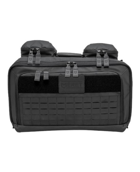 MERET M8101TB OMNI PRO X Black Convertible Backpack Bag – Tactical Black – 229.12 oz./yd² Tarpaulin with Infection Contr