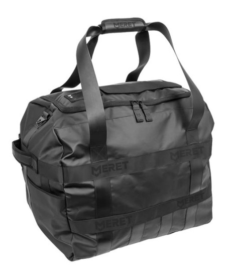 MERET M8112L-TB TURNOUT PRO X Black Duffel Bag – Tactical Black – 154.4 oz./yd² Tarpaulin with Infection Contro