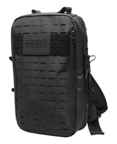 MERET M10118-TBS TRS PRO X TAC Response Sling Bag – Tactical Black – 83.2 oz./yd² Tarpaulin with Infection Control