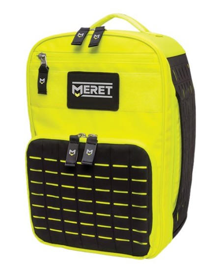 MERET M8127HV VERSA PRO X High Viz Yellow Backpack – High Viz Yellow – 172.32 oz./yd² Tarpaulin with Infection Contr