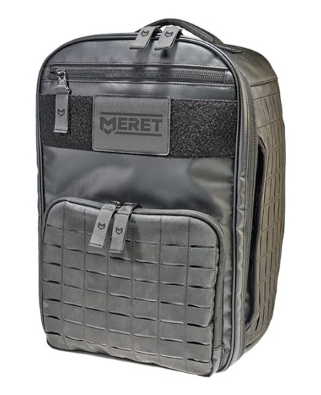 MERET M8127TB VERSA PRO X Black Backpack – Tactical Black – 172.32 oz./yd² Tarpaulin with Infection Contr