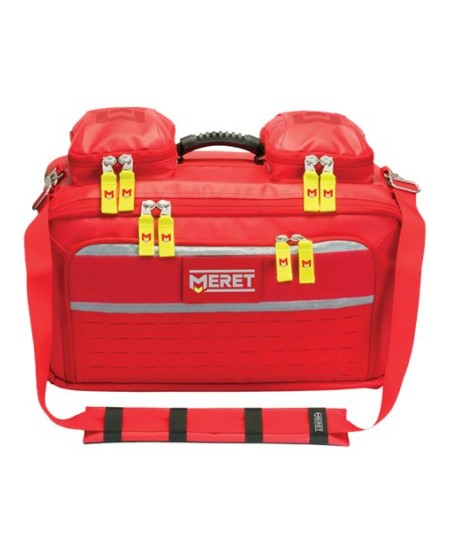 MERET M8101F OMNI PRO X Red Convertible Backpack Bag – Red – 229.12 oz./yd² Tarpaulin with Infection Contr
