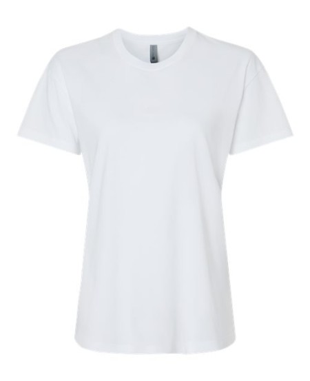 Next Level 6600 Women's CVC Relaxed T-Shirt – 4.3 oz. 60/40 Combed Cotton/Poly Women's Relaxed CVC Tee | XS–3XL