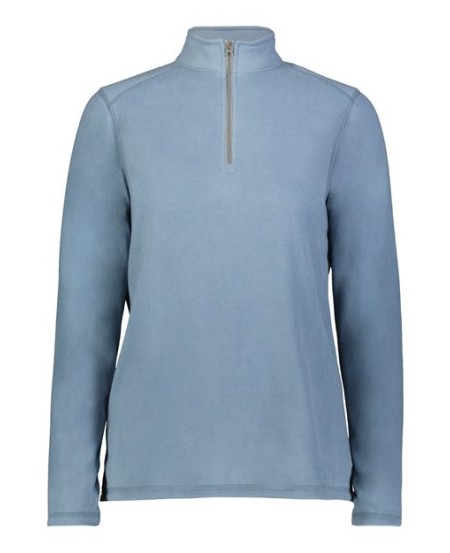 Augusta Sportswear 6864 Women's Eco Revive Micro-Lite Fleece Quarter-Zip Pullover – 5.3 oz./yd² 70/30 Recycled Polyester Lightweight Fleece