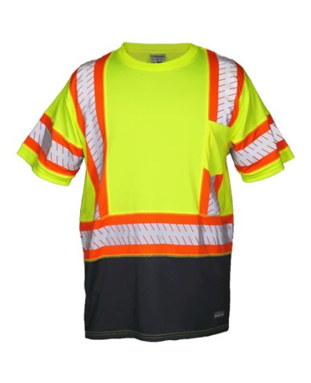 Kishigo 9179 Unisex DOT Class 3 T-Shirt – Unisex Short-Sleeve Hi-Vis T-Shirt | M–5XL | ANSI/ISEA 107 Type R Class 3 (DOT-compliant)