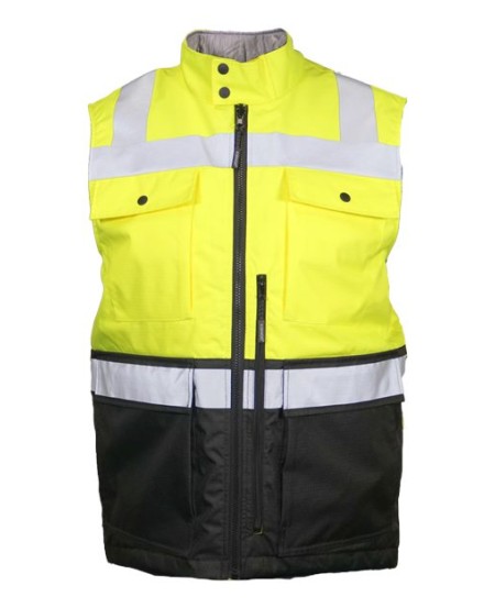 Kishigo IN400 Unisex Insulated Class 2 Vest – Unisex Insulated Safety Vest | M–3XL | ANSI/ISEA 107 Type R Class 2