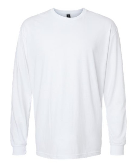 Gildan 64440CVC Unisex Softstyle® CVC Long Sleeve T-Shirt – 4.6 oz. 60/40 Ring-Spun Cotton/Polyester | Subtle Heather | Narrow Rib Collar | Taped Neck & Shoulders | Better Cotton | OEKO-TEX