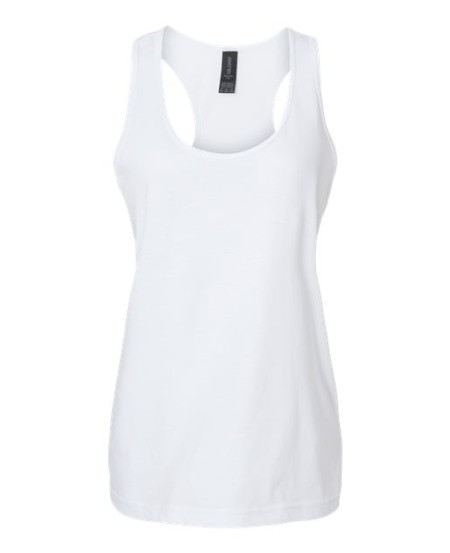 Gildan 64220LCVC Women's Softstyle® CVC Racerback Tank Top – 4.6 oz. 60/40 Ring-Spun Cotton/Polyester | Rib Binding Neck & Armholes | 4″ Wide Back Panel | Semi-Fitted | Better Cotton | OEKO-TEX