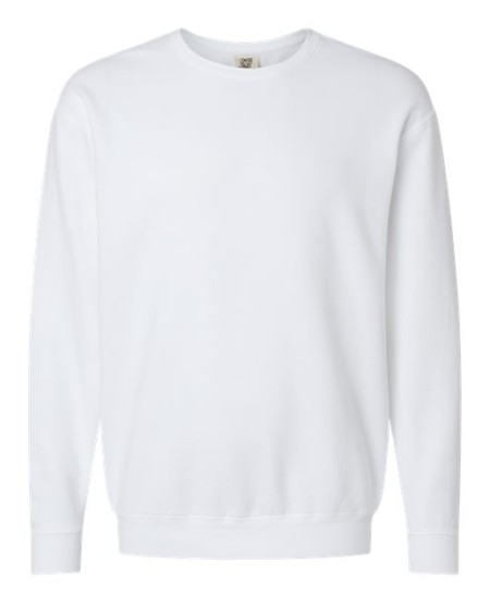 Comfort Colors 1466 Unisex Garment-Dyed Lightweight Fleece Crewneck Sweatshirt - 6.4 oz. 100% Ring-Spun US Cotton Garment-Dyed Lived-In Feel | S-3X
