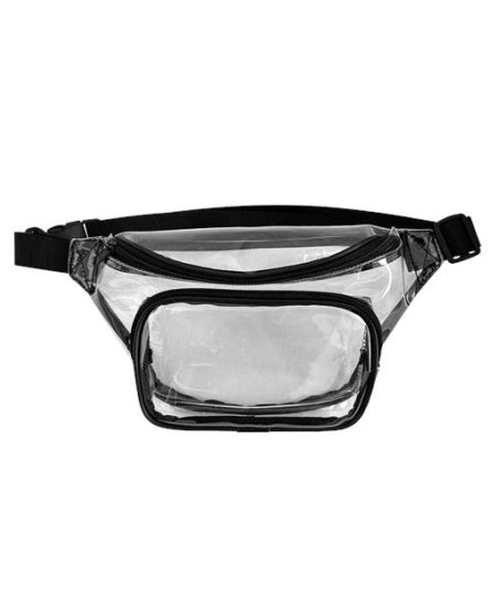 Liberty Bags 5772 Clear Fanny Pack Belt Bag – 0.3mm clear PVC | 10.5