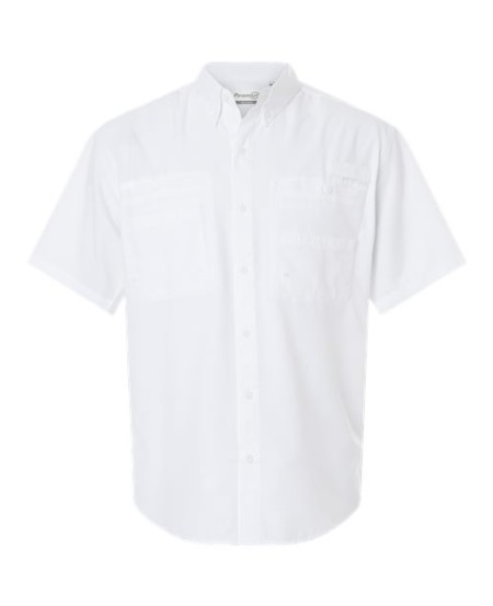 Paragon 700 Hatteras Men's Performance Short Sleeve Fishing Shirt – 2.4 oz. Ripstop Polyester UPF 40+ | S–4XL
