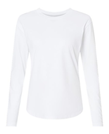 Next Level 3911 Women's Cotton Relaxed Long Sleeve T-Shirt – 4.3 oz. Combed Cotton Women's Relaxed Long Sleeve Tee | XS–3XL