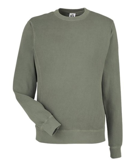 J. America 8731 Unisex Pigment-Dyed Fleece Crewneck Sweatshirt – 7.5 oz. Unisex Crewneck sweatshirt | S–3XL