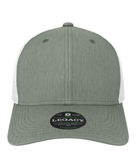 LEGACY REMPA Reclaim Mid-Pro Adjustable Cap – Unisex 95% Repreve® recycled polyester / 5% spandex Performance Baseball Cap | Adjustable (OSFM)