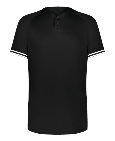 Augusta Sportswear 6905 Men's Cutter+ Henley Jersey – 96/4 Polyester/Spandex 4-Way Stretch Multi-Sport Jersey UPF 50+ | S–3XL