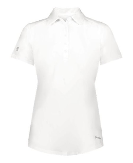 Holloway 222772 Women's Electrify CoolCore Polo – 4.25 oz. 87/13 Poly/Elastane Heathered Coolcore UPF 50+ Ladies' Polo
