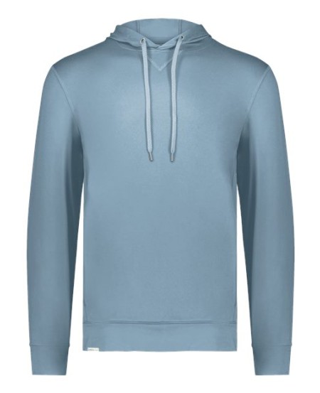 Holloway 222598 Eco Revive Ventura Soft Knit Hooded Sweatshirt – Men's 6.3 oz. 89% Recycled Polyester Long Sleeve Hoodie | S–3XL